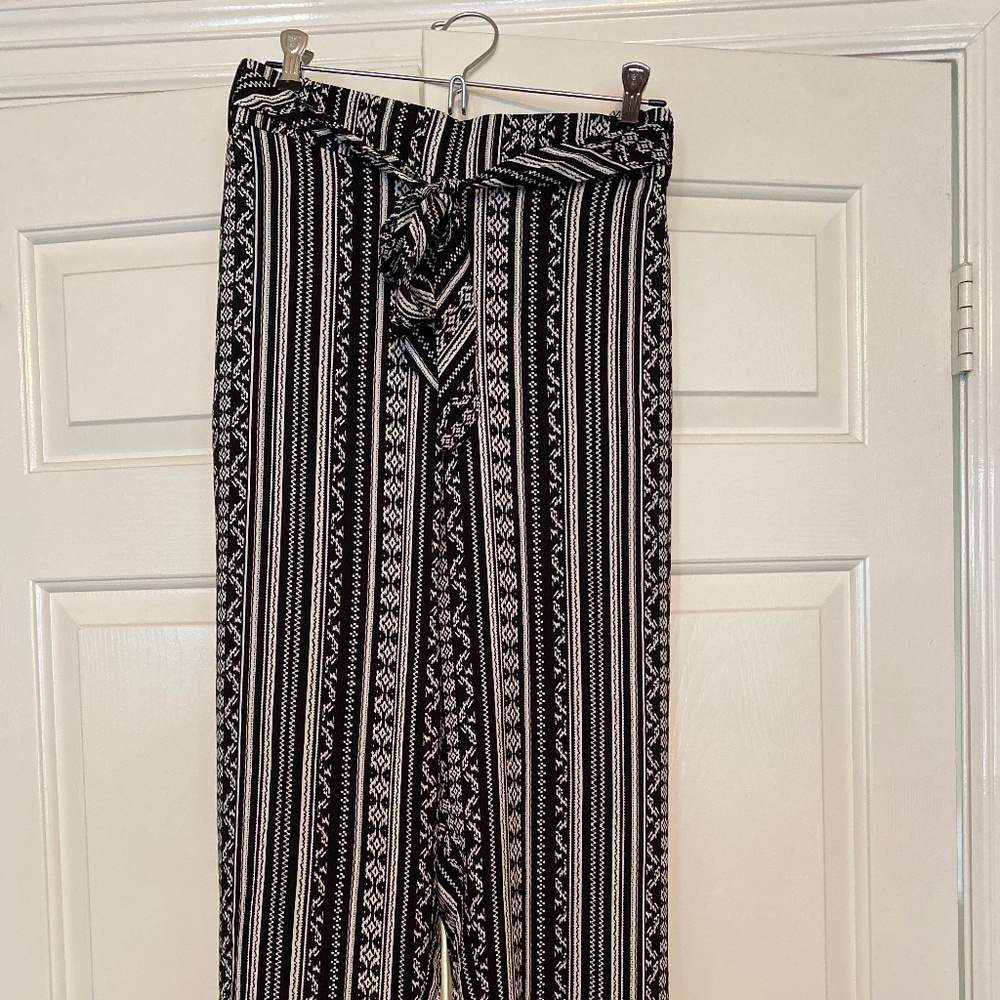 Boho chic flair pants